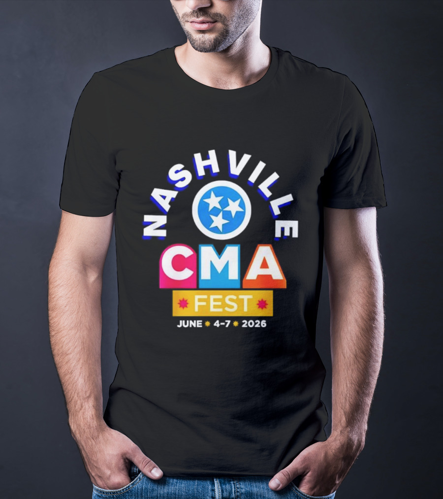 Nashville CMA Fest June 4 7 2026 Tennessee Titans T-Shirt