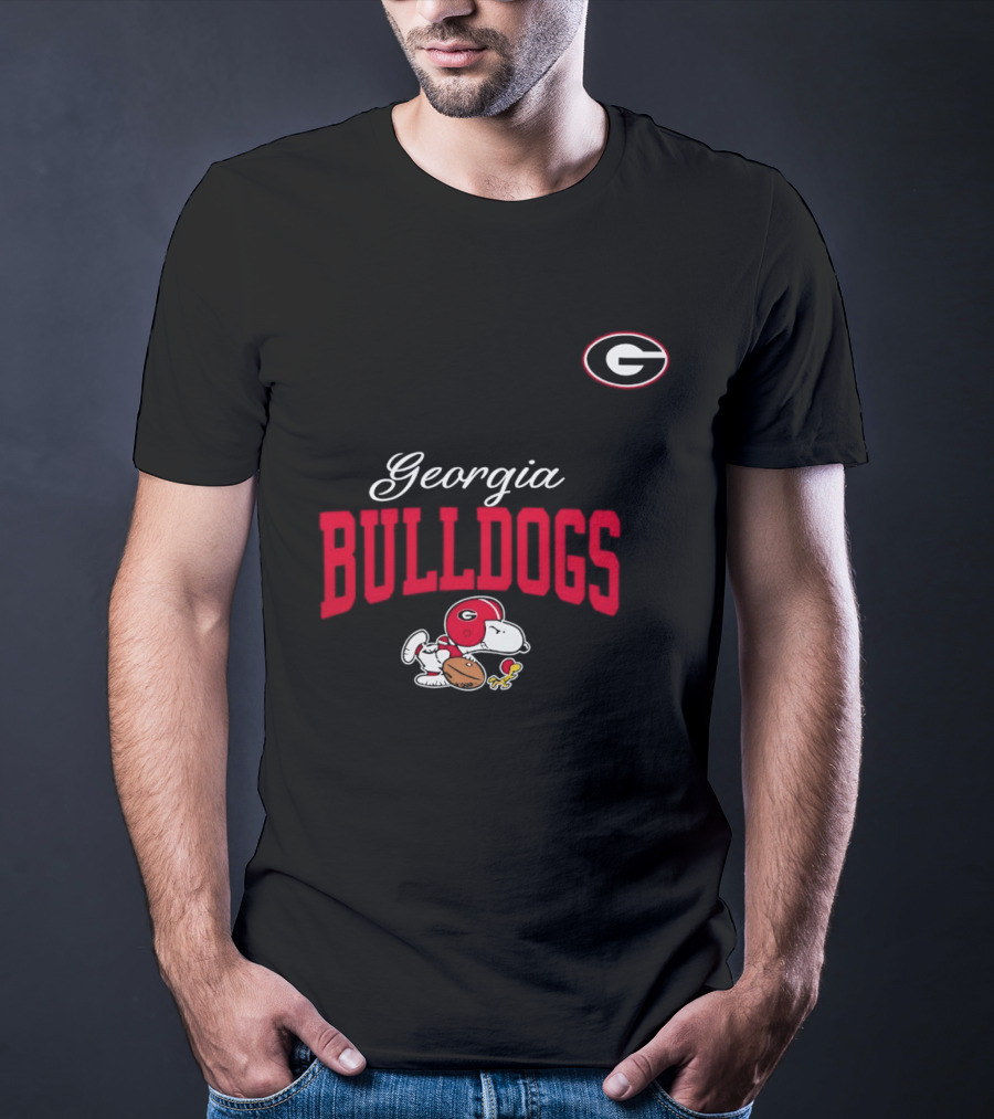 Georgia Bulldogs Snoopy Woodstock Forever Not Just When We Win T-Shirt