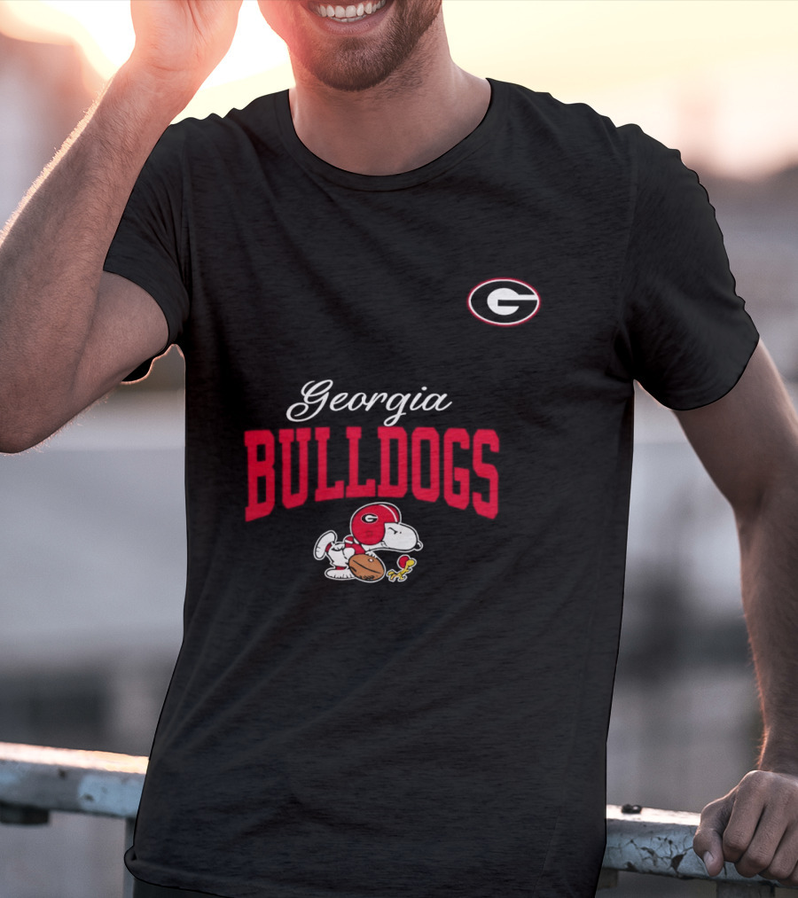 Georgia Bulldogs Snoopy Woodstock Forever Not Just When We Win T-Shirt