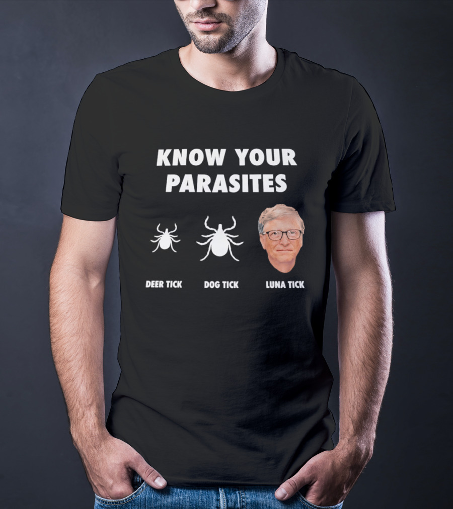 Know Your Parasites Deer Tick Dog Tick Luna Tick T-Shirt