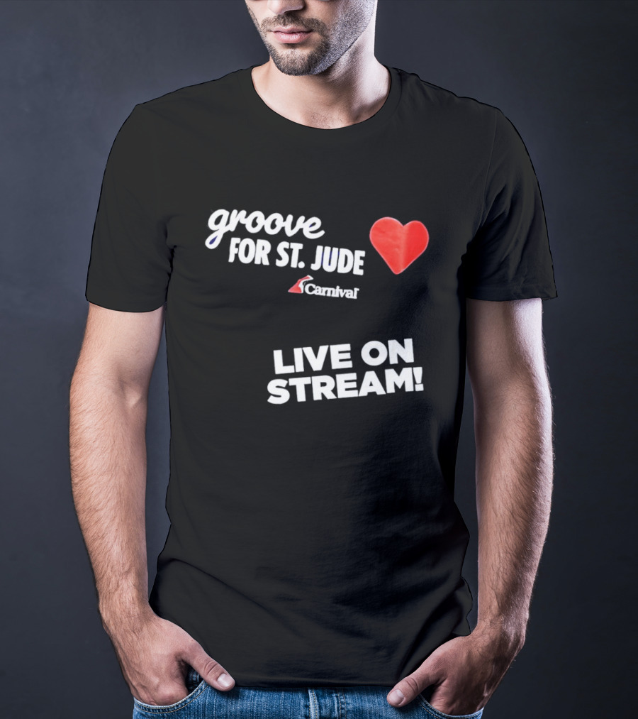 Groove For St Jude Heart Carnival Live On Stream T-Shirt