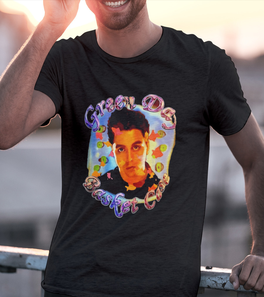 Green Day Basket Case Billie Joe Armstrong Colorful T-Shirt