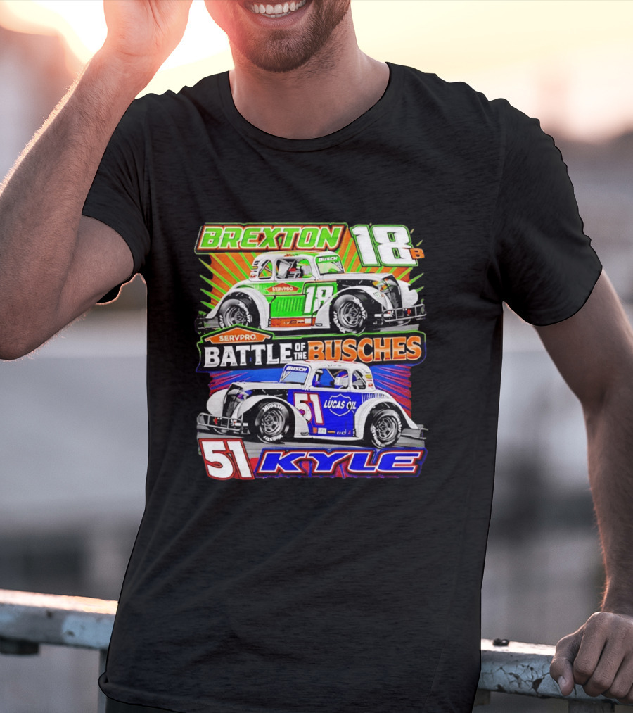 Brexton 18B SERVPRO Battle Of The Busches 51 Kyle Lucas Oil T-Shirt