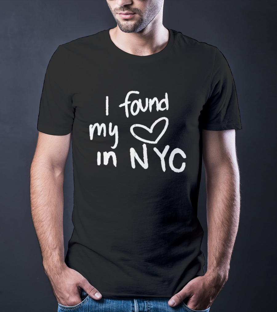 I Found My Love Heart NYC T-Shirt