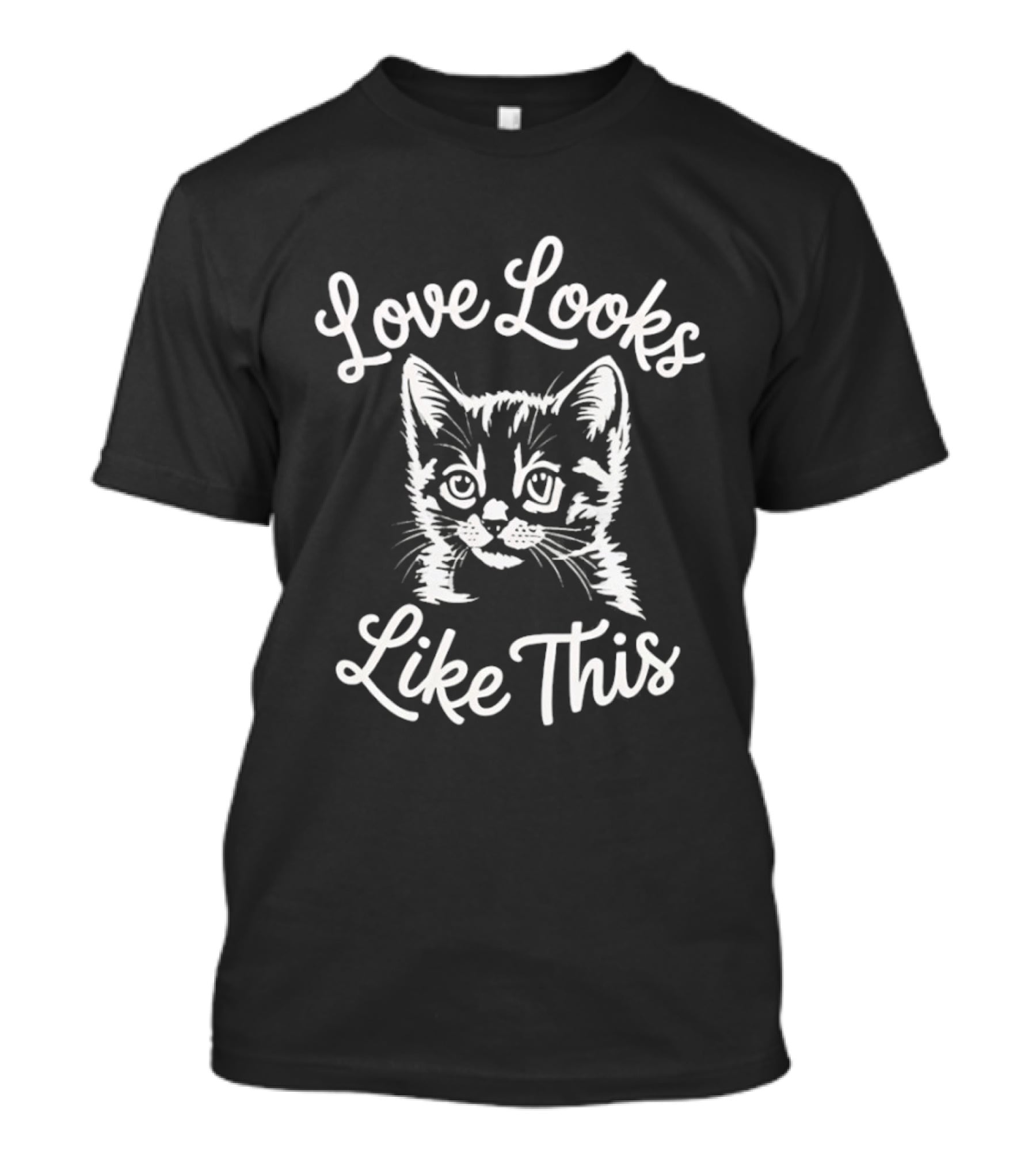 Love Looks Like This Kitten T-Shirt