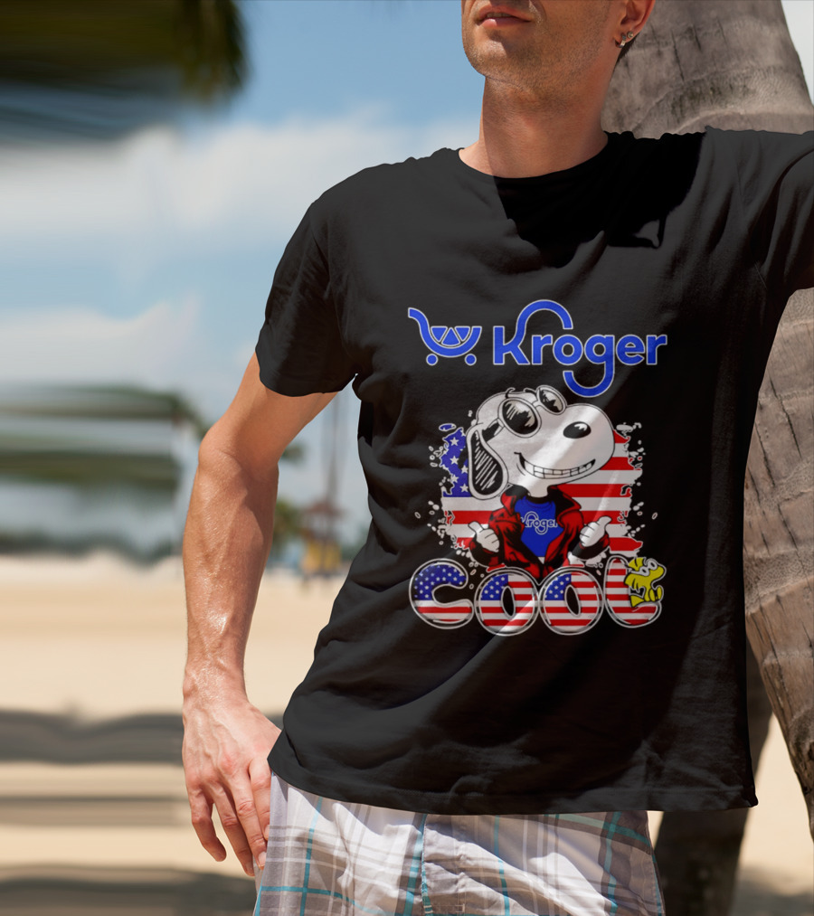 Kroger Snoopy USA Cool 250th Celebration T-Shirt