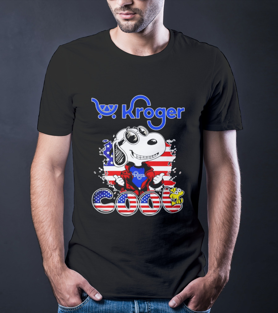 Kroger Snoopy USA Cool 250th Celebration T-Shirt