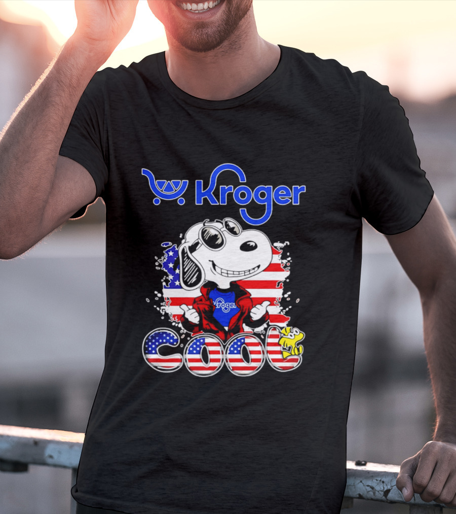 Kroger Snoopy USA Cool 250th Celebration T-Shirt