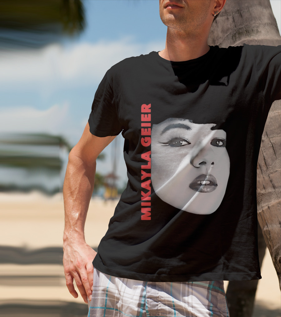 Mikayla Geier UK Tour Bold Monochrome T-Shirt