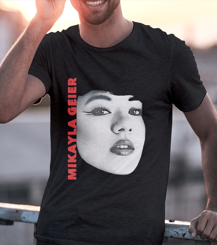 Mikayla Geier UK Tour Bold Monochrome T-Shirt