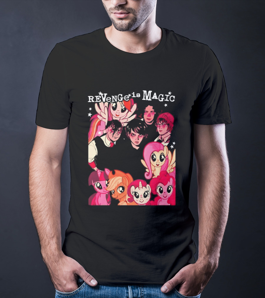 My Chemical Romance My Little Pony Revenge Is Magic Crossover Mashup T-Shirt