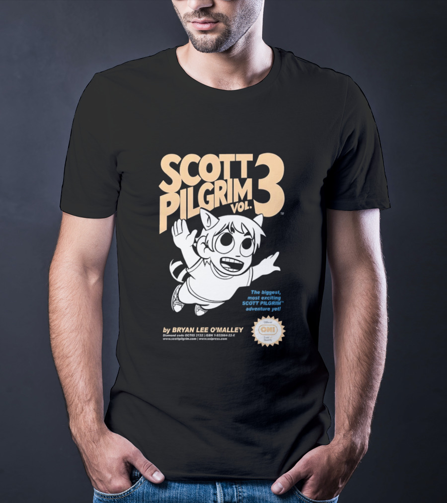 Scott Pilgrim Vol 3 Scott Pilgrim And The Infinite Adventure You By Bryan Lee O'Malley Oni T-Shirt