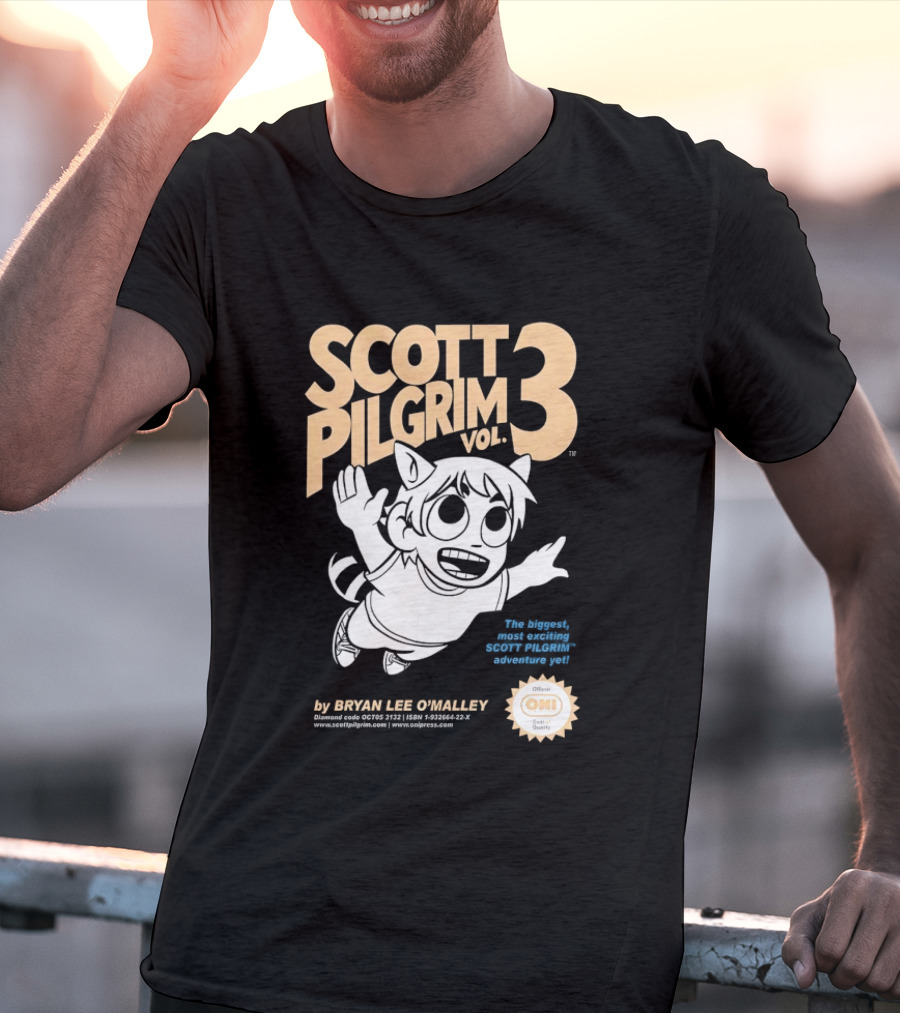 Scott Pilgrim Vol 3 Scott Pilgrim And The Infinite Adventure You By Bryan Lee O'Malley Oni T-Shirt