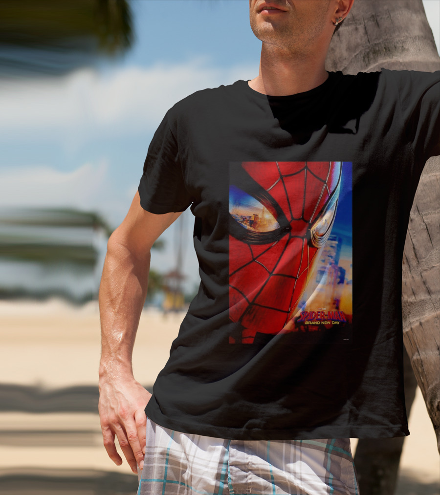 Spider Man Marvel Brand New Day Mask Studios T-Shirt