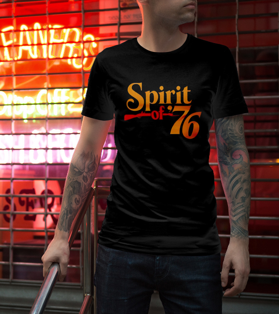 Spirit Of 76 American Revolution Independence Day USA T-Shirt