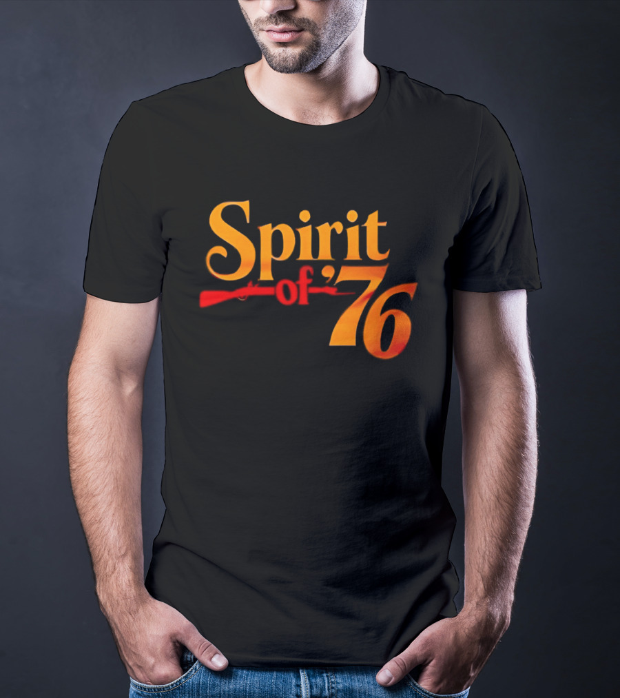 Spirit Of 76 American Revolution Independence Day USA T-Shirt