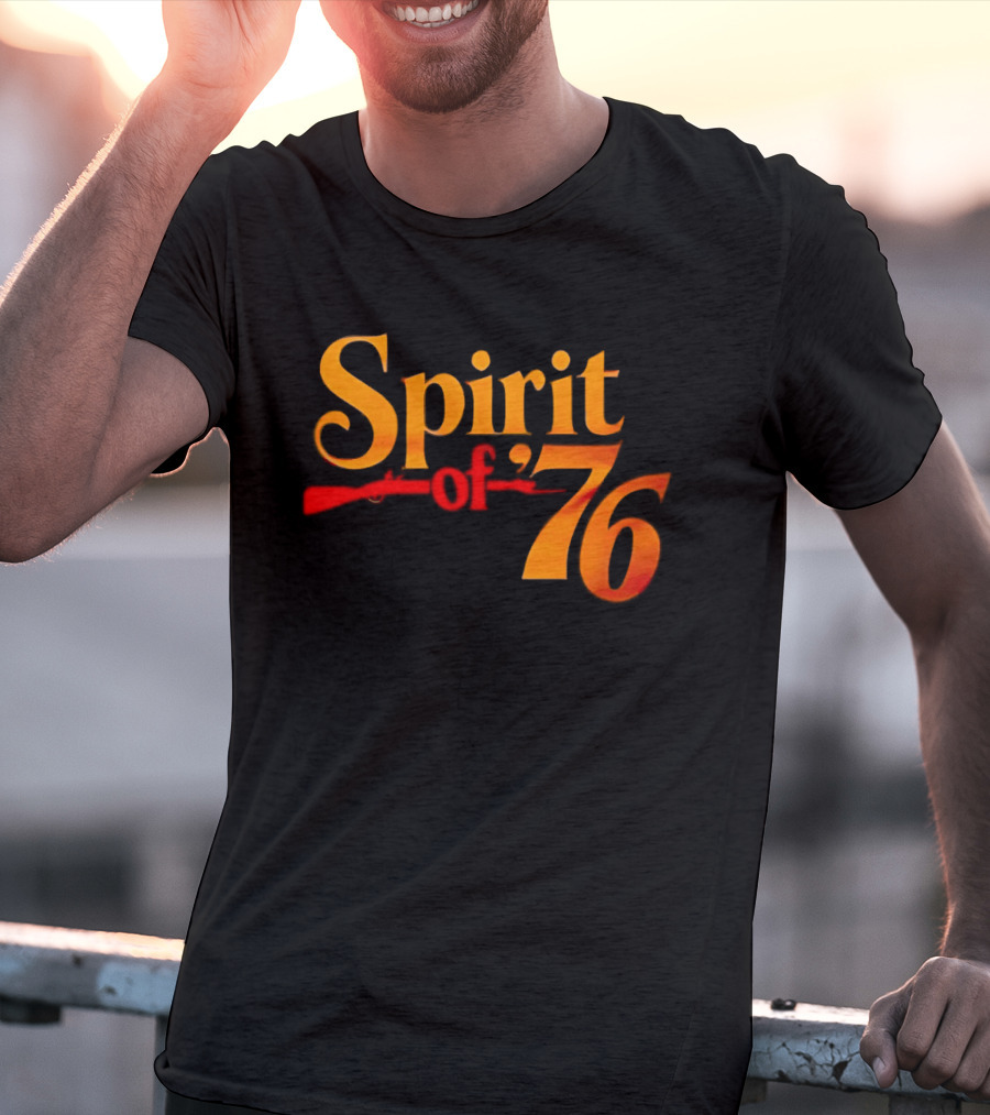 Spirit Of 76 American Revolution Independence Day USA T-Shirt