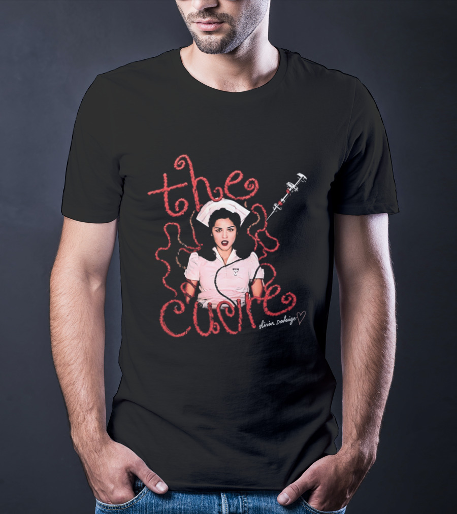 The Cure Mirian Damage Nurse Syringe Gothic Rock Vivian Santiago T-Shirt