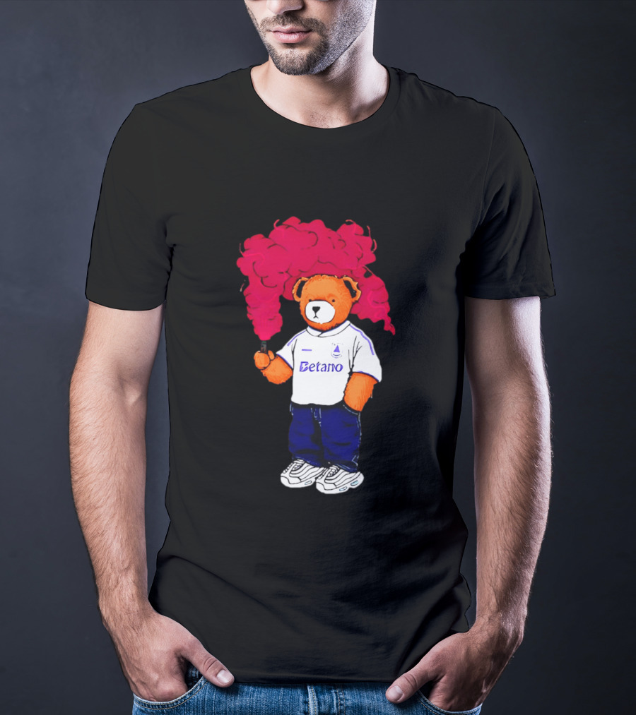 Betano FC Pickles Bears Character Holding Red Smoke T-Shirt