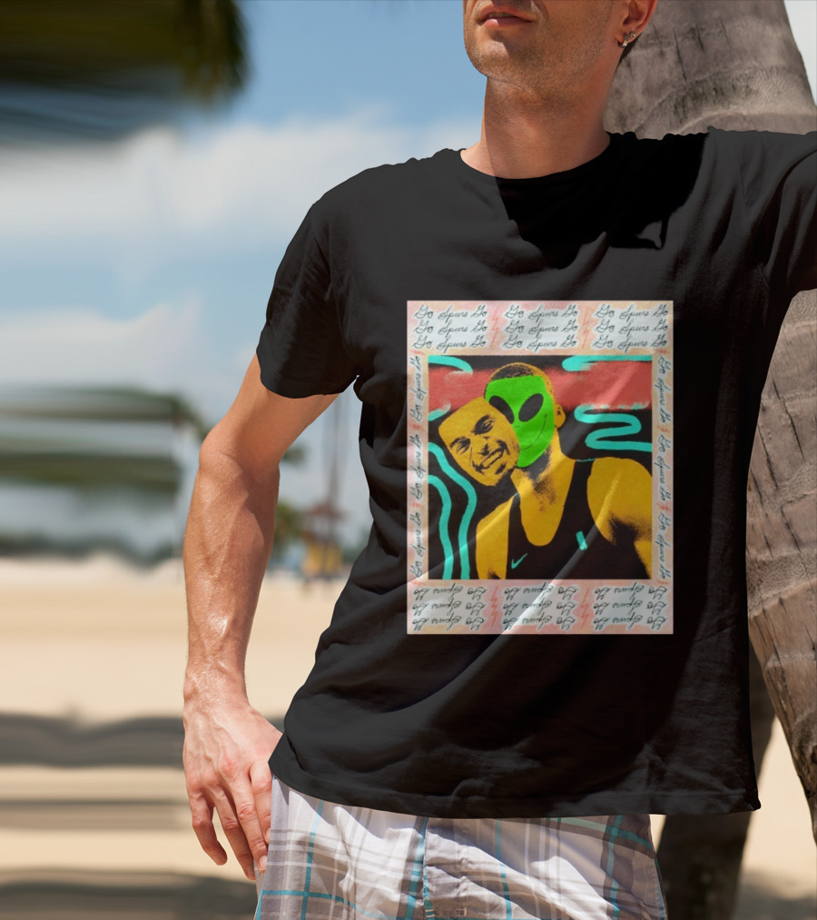 Go Spurs Go Alien Victor Wemby Mask San Antonio Spurs T-Shirt