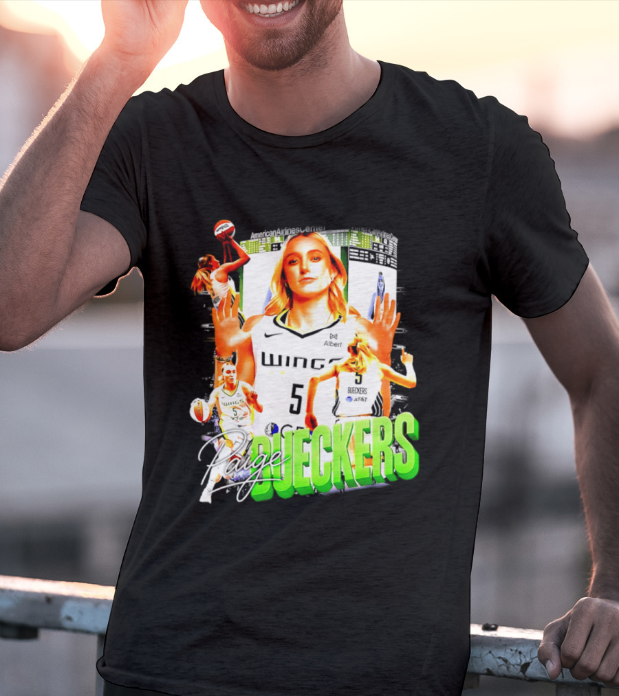 Paige Bueckers Dallas Wings Number 5 Basketball Star T-Shirt