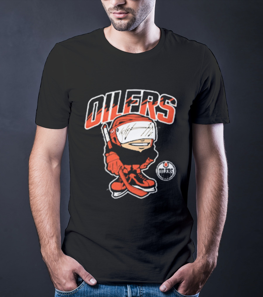 Edmonton Oilers Infant Tough Guy Hockey Player T-Shirt