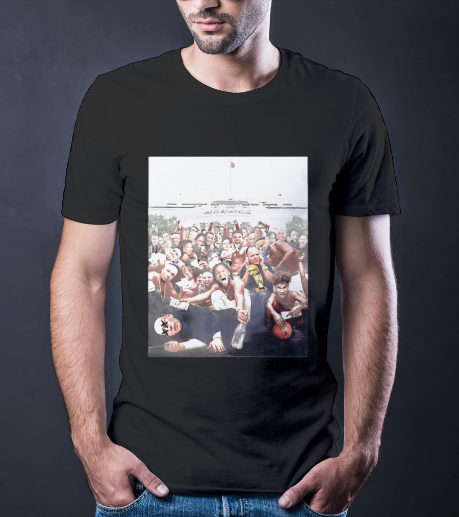 Knicks Nation Forever With Gathering Of Celebratory Fans And Players T-Shirt