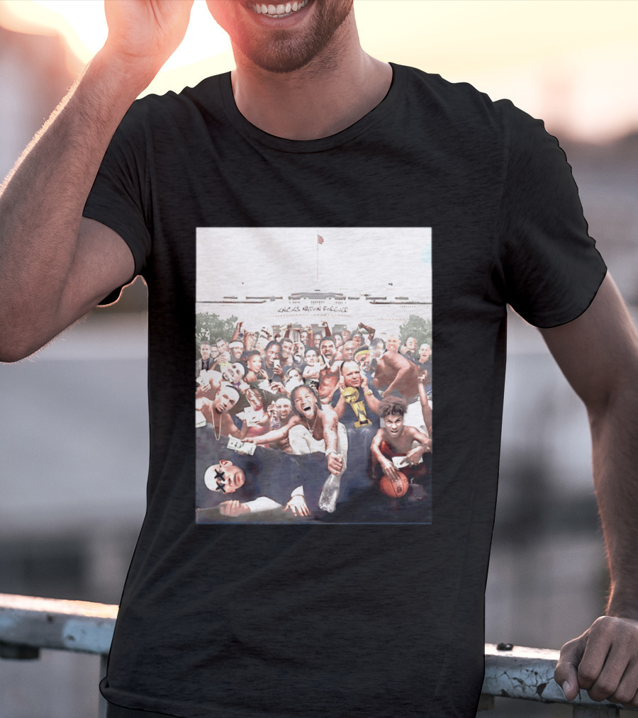 Knicks Nation Forever With Gathering Of Celebratory Fans And Players T-Shirt