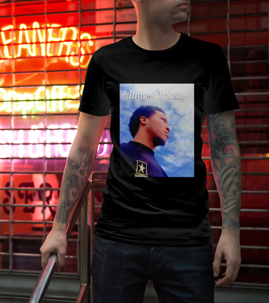 Almost Friday Jalen Brunson NWTS Basketball Sky T-Shirt