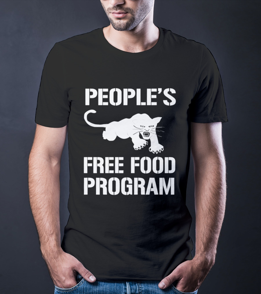 People's Free Food Program Panther T-Shirt
