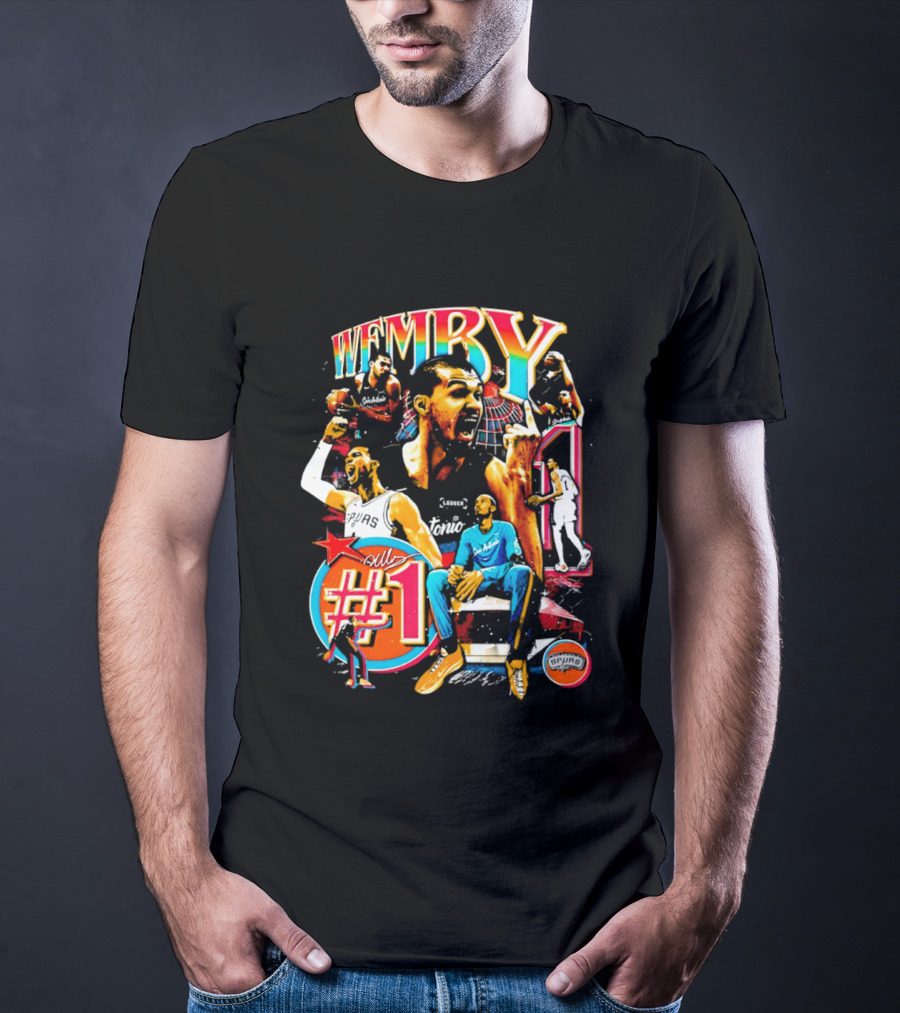 Wemby Victor Wembanyama San Antonio All Number 1 T-Shirt