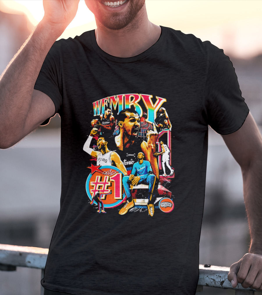 Wemby Victor Wembanyama San Antonio All Number 1 T-Shirt