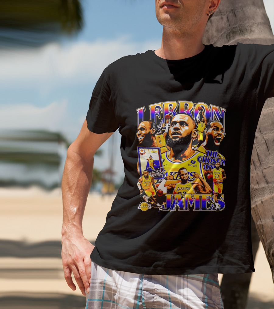 LeBron James Los Angeles Lakers The Chosen One 23 6 T-Shirt