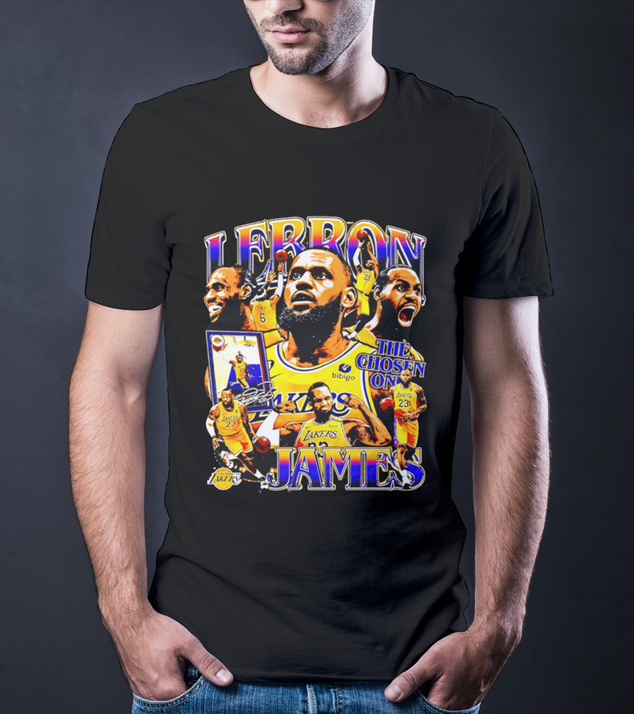 LeBron James Los Angeles Lakers The Chosen One 23 6 T-Shirt