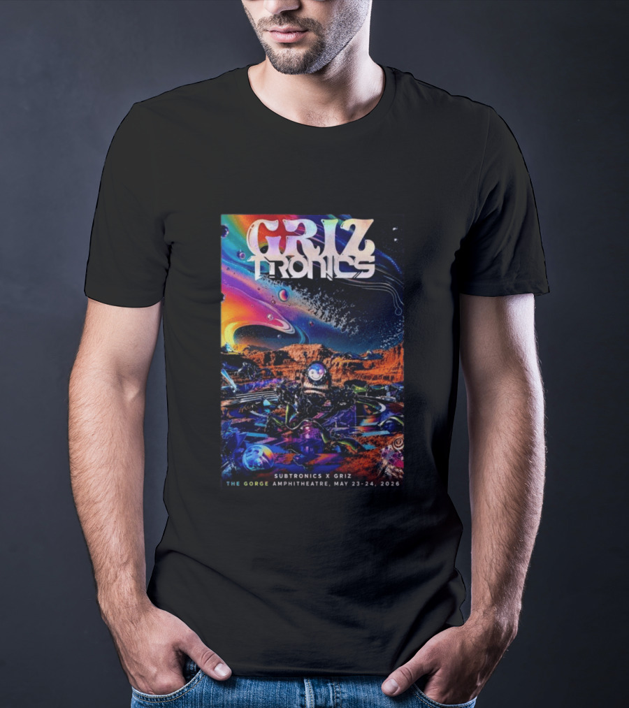 GRiZTRONICS Subtronics The Gorge Amphitheatre May 23 24, 2026 T-Shirt