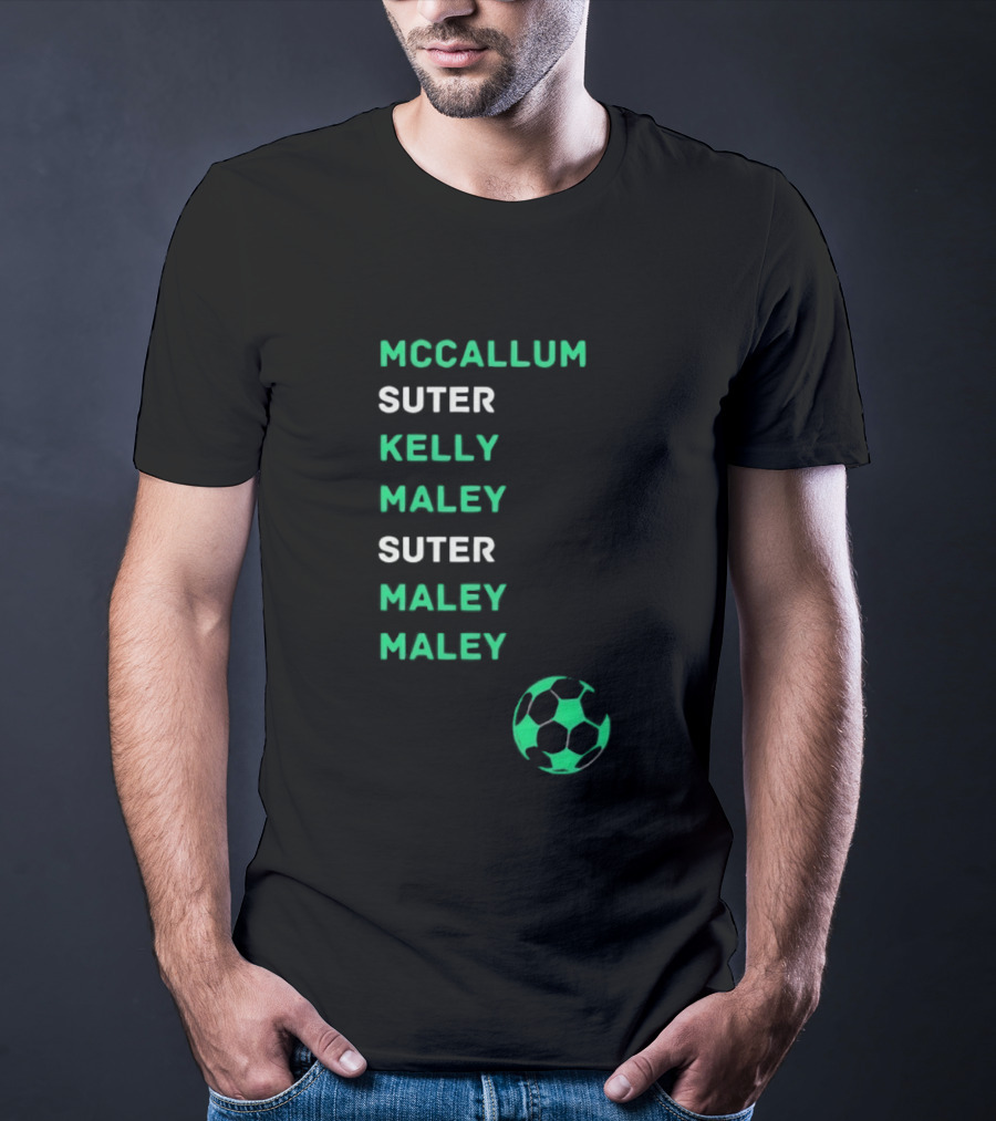 McCallum Suter Kelly Maley Football Soccer Ball T-Shirt
