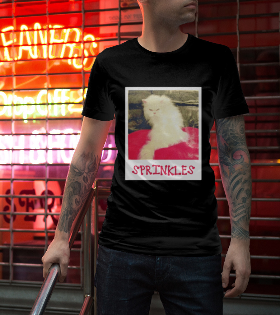Sprinkles Polaroid Cat T-Shirt
