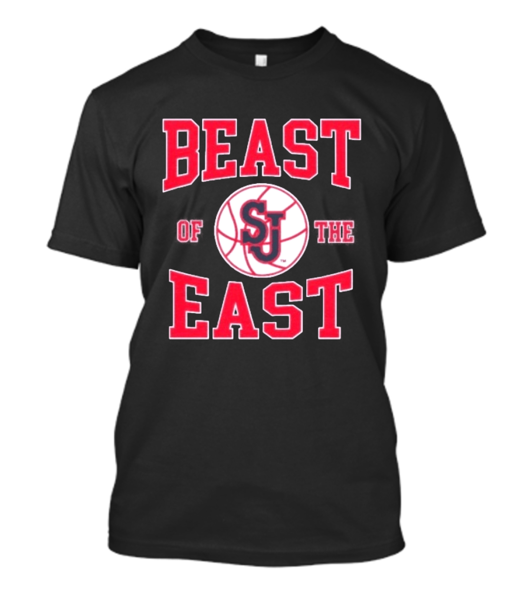 St. Johns Red Storm Beast Of The East Basketball SJ T-Shirt
