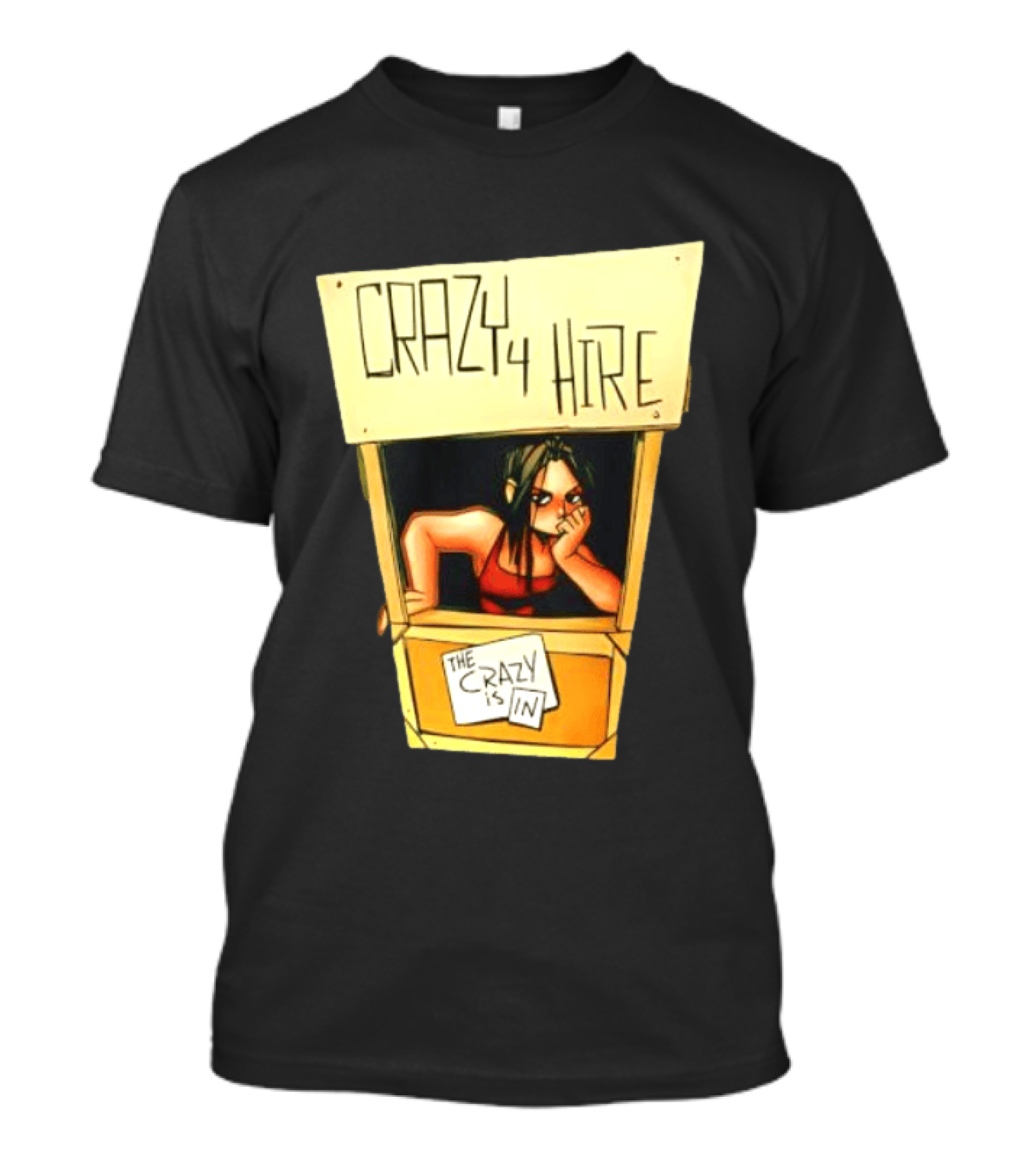 Nemi Montoya Crazy 4 Hire Comic Strip The Crazy Is T-Shirt