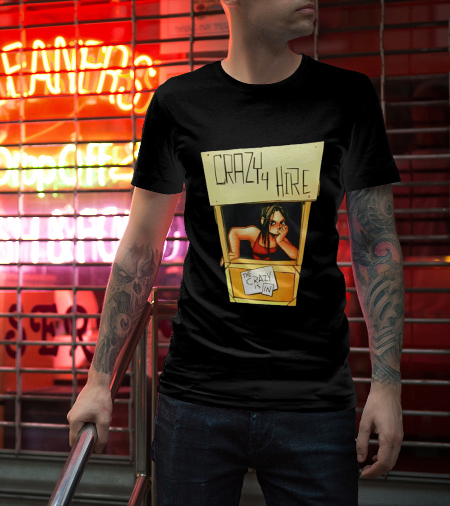 Nemi Montoya Crazy 4 Hire Comic Strip The Crazy Is T-Shirt