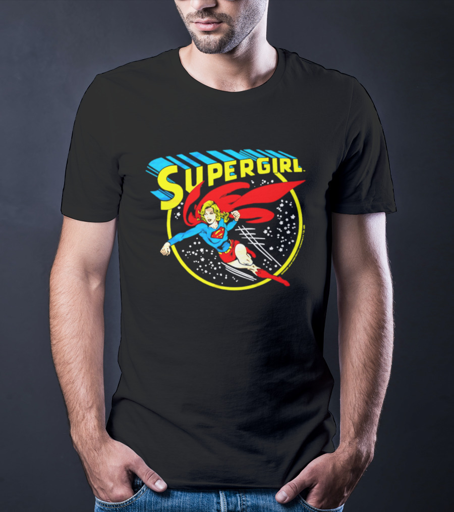 Supergirl Truth Justice Whatever Cartoon Superhero Flying Adventure T-Shirt