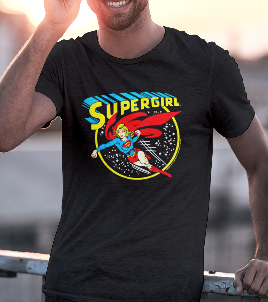 Supergirl Truth Justice Whatever Cartoon Superhero Flying Adventure T-Shirt
