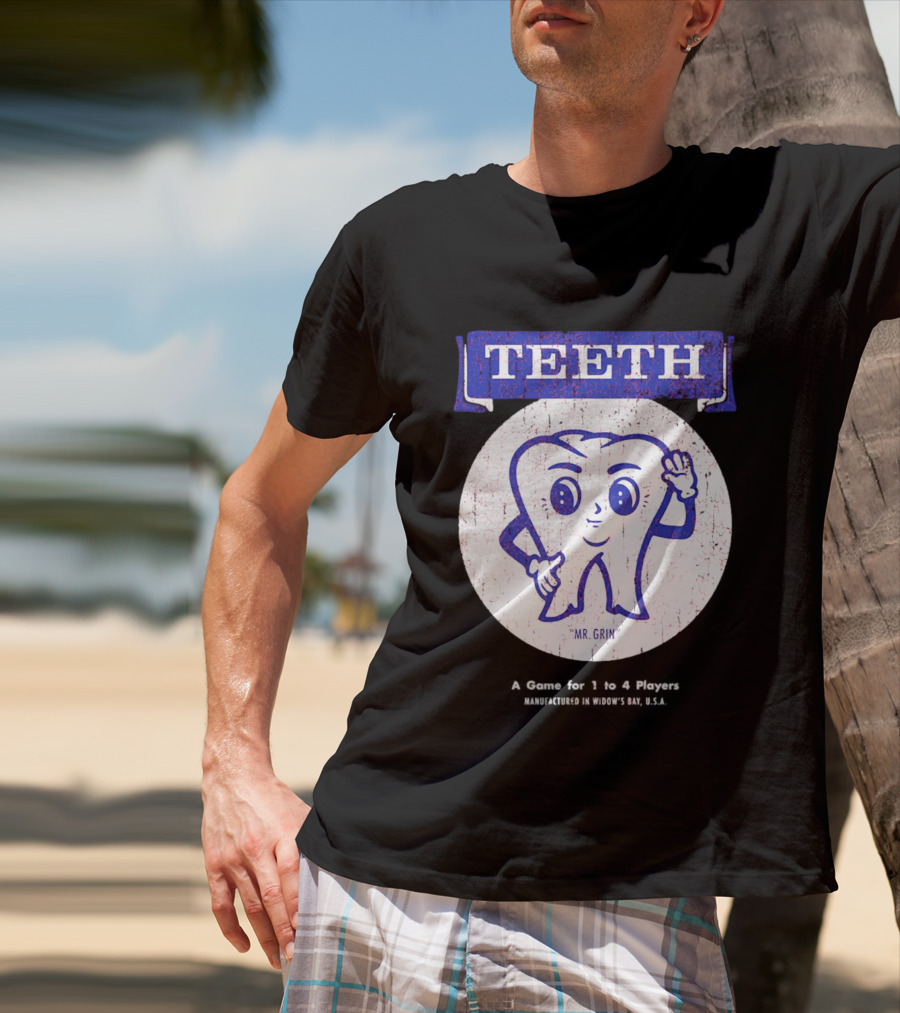 TEETH Mr. Grin Game For 1 To 4 Player T-Shirt