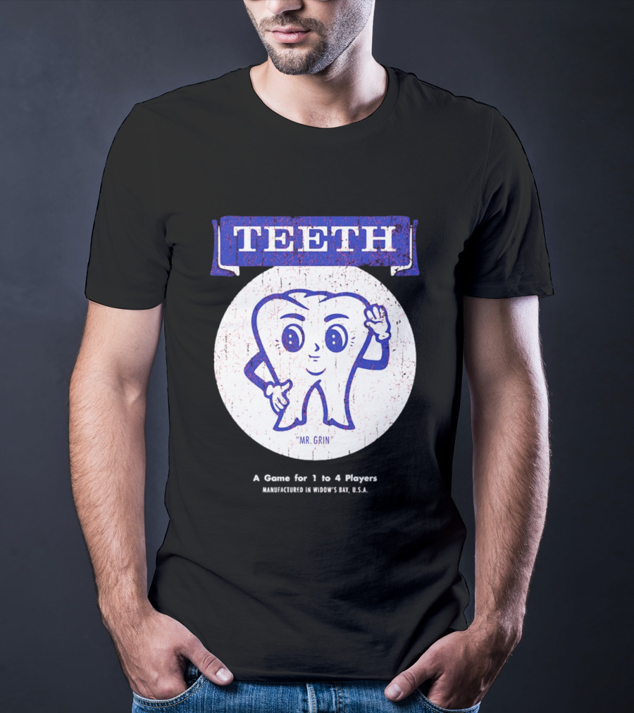 TEETH Mr. Grin Game For 1 To 4 Player T-Shirt