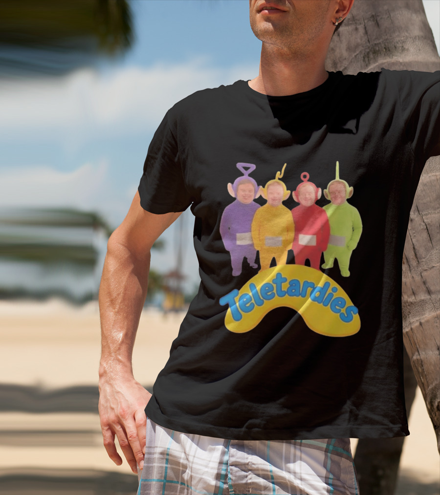 Teletardies Costume Characters Parody With Four T-Shirt