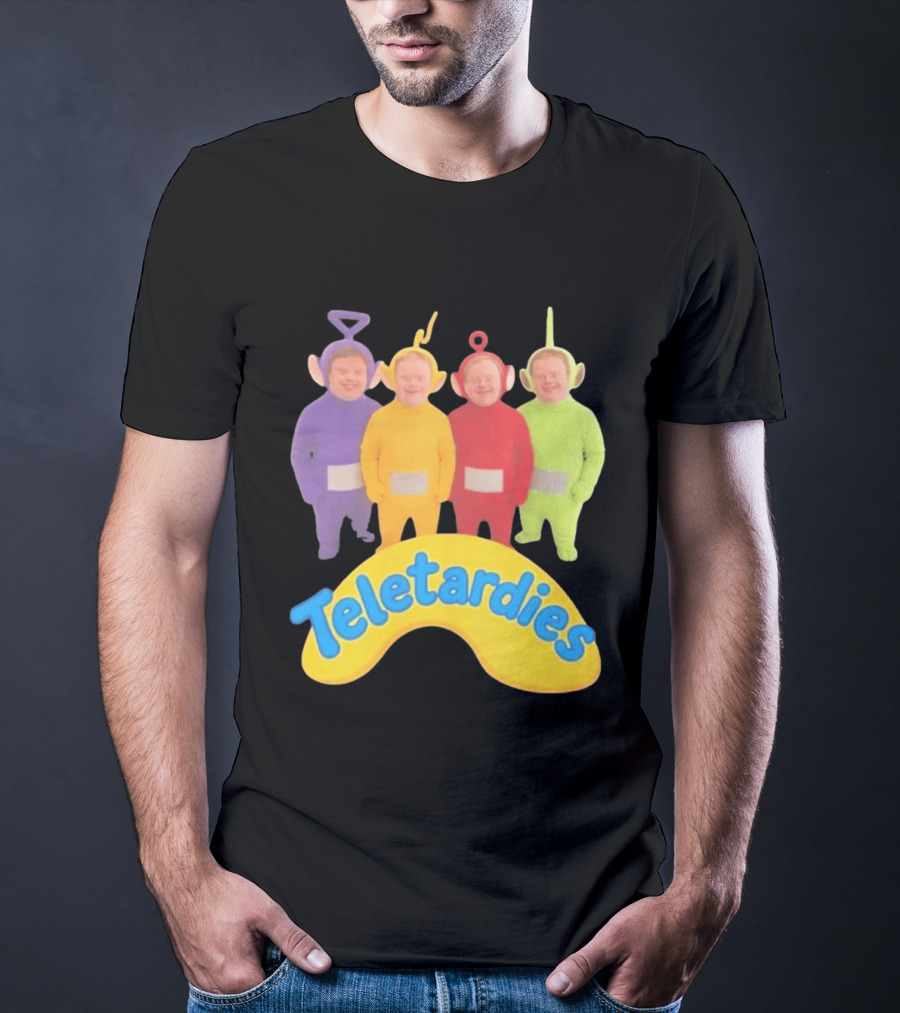 Teletardies Costume Characters Parody With Four T-Shirt