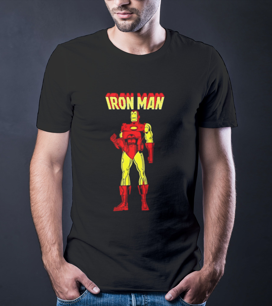 Iron Man Marvel Comics The Invincible Iconic Armor T-Shirt