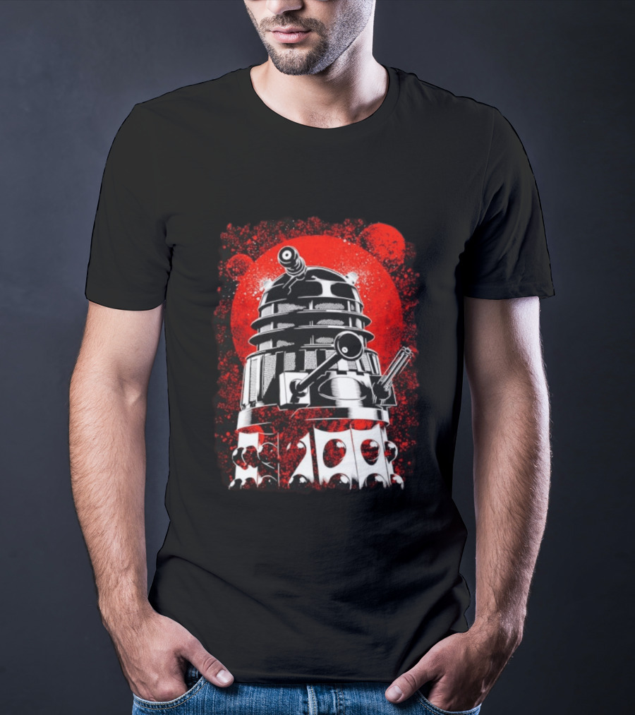 Dalek Doctor Who Science Fiction Alien Robot Villain TV Series Enemies T-Shirt
