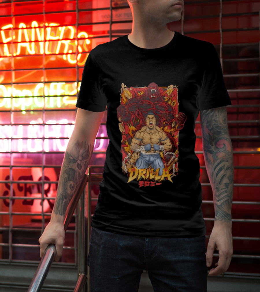 Drilla Gorilla Anthony Taylor Boxing MMA Warrior Explosion T-Shirt