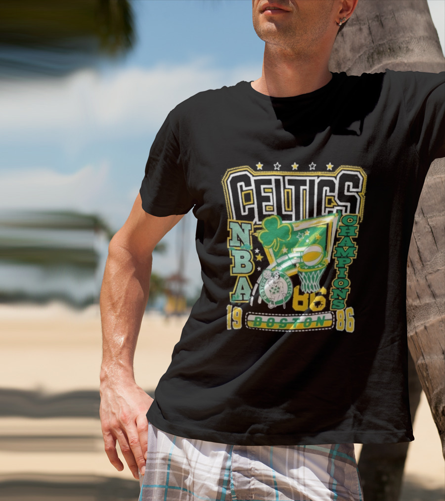 Celtics NBA Champions 1986 Boston '47 Collection T-Shirt